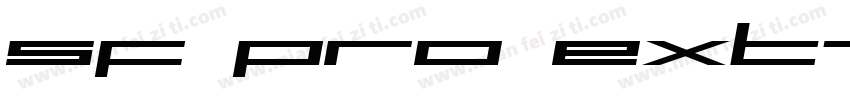 sf pro ext字体转换